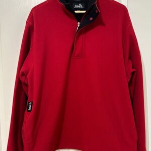 Ashworth Red FlePullover Sweater